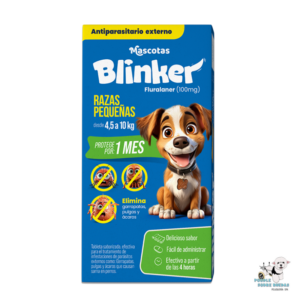 Blinker Razas Pequeñas (4.5-10 Kg) Fluralaner 100 Mg Jb Perro 1 Tableta