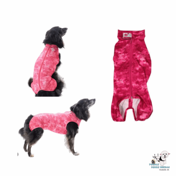 Body Post-Quirúrgico Rosado Dry Light Supreme (Cirugía Abdominal) Pet Med Perro Talla 14 Peso: (45-53 Kg)