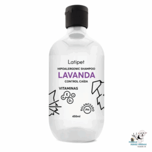 Shampoo Hipoalergénico Control Caída Lavanda Latipet Gato 450 Ml