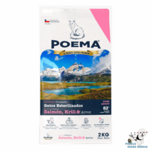 Salmón, Krill & Arroz Adulto Control Urinario - Gatos Esterilizados Poema Gato 2 Kg