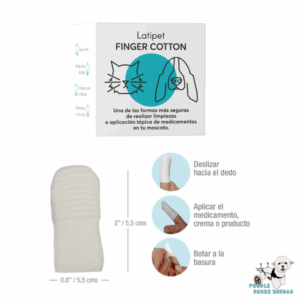 Finger Cotton Latipet Gato 8 Unidades