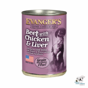 Beef With Chicken & Liver - Grain & Gluten Free Evanger´S Perro 572 Gr