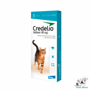Credelio 2-8 Kg Kg Lotilaner 48 Mg Elanco Gato 3 Tabletas