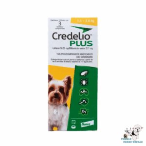 Credelio Plus 1.4-2.8 Kg Elanco Perro 3 Tabletas