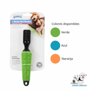 Quita Nudos 6 Cuchillas Pawise Perro 1 Unid