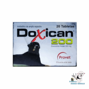 Doxican 200 Mg - Doxiciclina Hiclato Provet Perro 20 Tabletas
