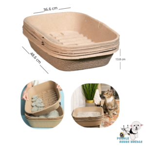 Arenero Ecológico 3 En 1 Ugoo Gato 2 Unidades