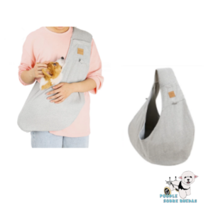 Bolso Para Mascotas Gris Claro Talla Xl Doglemi Perro 1 Unid