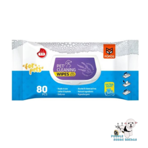 Wipes Pet Cleaning Lavanda Fofos Perro 80 Unid