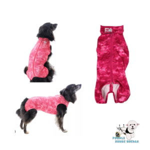 Body Post-Quirúrgico Rosado Dry Light Supreme (Cirugía Abdominal) Pet Med Perro Talla 1: Peso: (1.5-2.5 Kg)