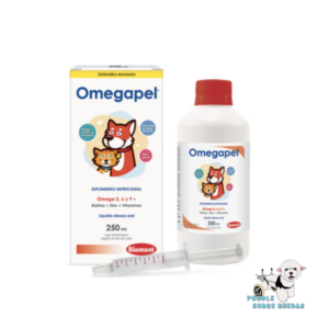 Omegapel - Omega 3-6-9 + Biotina + Zinc + Vitaminas Biomont Perro 250 Ml