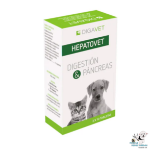Hepatovet Digestión & Pancreas Digavet Perro 30 Tabletas
