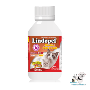 Lindopel Con Omega 3,6 Y 9 - Control Bola De Pelo Provet Gato 120 Ml