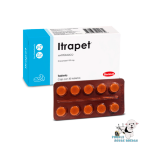 Itrapet - Itraconazol 100 Mg - Antifúngico Biomont Perro 1 Tableta