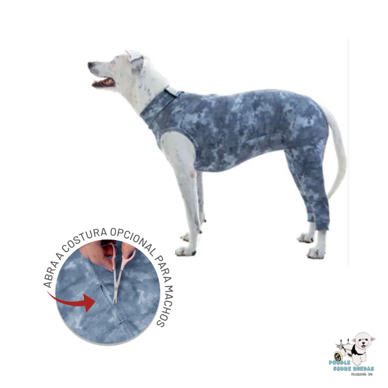 Body Para Miembros Posteriores Gris Dry Light Supreme Pet Med Perro Talla 5 Peso: (6-8 Kg)