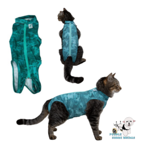 Body Post-Quirúrgico Verde Dry Light Supreme (Cirugía Abdominal) Pet Med Gato Talla 2 Peso: (3-3.8 Kg)