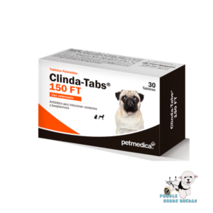 Clinda-Tabs 150 Ft / Antibiótico Petmedica Perro 1 Tableta