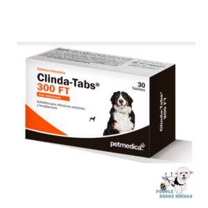 Clinda-Tabs 300 Ft / Antibiótico Petmedica Perro 1 Tableta