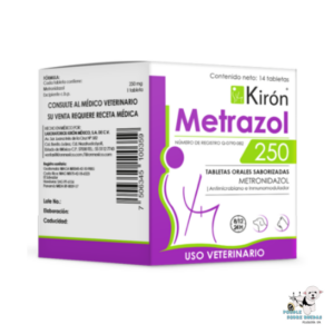 Metrazol 250 - Metronidazol Kirón Gato 14 Tabletas