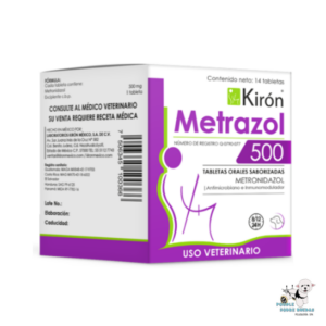 Metrazol 500 - Metronidazol Kirón Gato 14 Tabletas