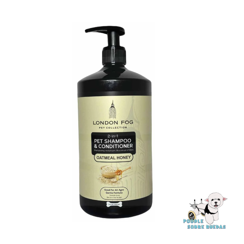 Shampoo & Conditioner Oatmeal Honey London Fog Perro 1000 Ml