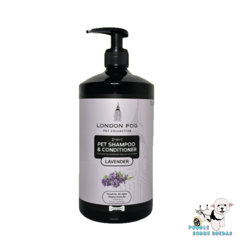 Shampoo & Conditioner Lavender London Fog Perro 1000 Ml