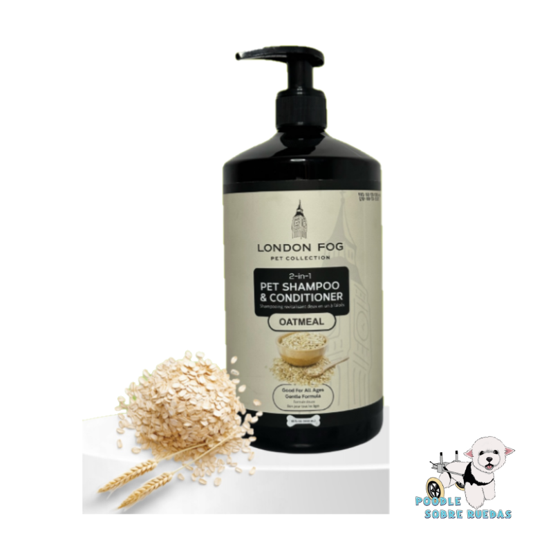 Shampoo & Conditioner Oatmeal London Fog Perro 1000 Ml