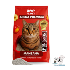 Arena Premium Aroma A Manzana Zoo Planet Gato 8 Kg