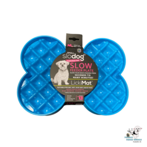 Licki Mat Plato Alimentador Lento Small Azul Vet Developed Perro 1 Unid