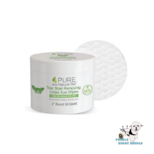 Tear Stain Removing Under Eye Wipes Pure And Natural Pet Perro 50 Unidades