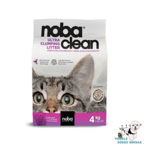 Arena Aglomerante Noba Clean Aroma Lavanda Noba Gato 4 Kg