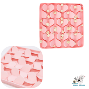 Licki Mat Corazones Rosado Fofos Perro 1 Unid