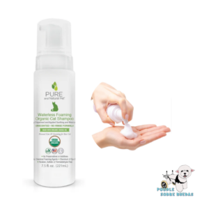 Waterless Foaming Organic Cat Shampoo Sin Aroma Pure And Natural Pet Gato 221 Ml