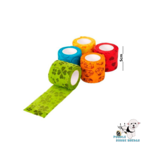 Vendaje Adhesiva Fun-Flex Care Inside-Out 5Cmx 4.5 Mt Kruuse Perro 1 Unidad
