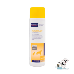 Ketocholor Shampoo Terapéutico Antiséptico Y Limpiador Virbac Perro 250 Ml