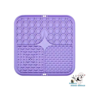 Lick Mat Silicona Color Lila Perro 1 Unidad