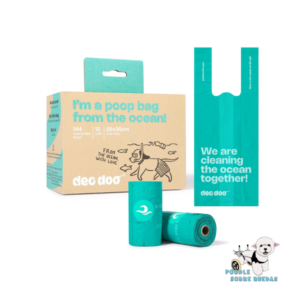 Bolsas Hechas De Plástico Oceánico 100 % Reciclado Deo Doo Perro 144 Bolsas