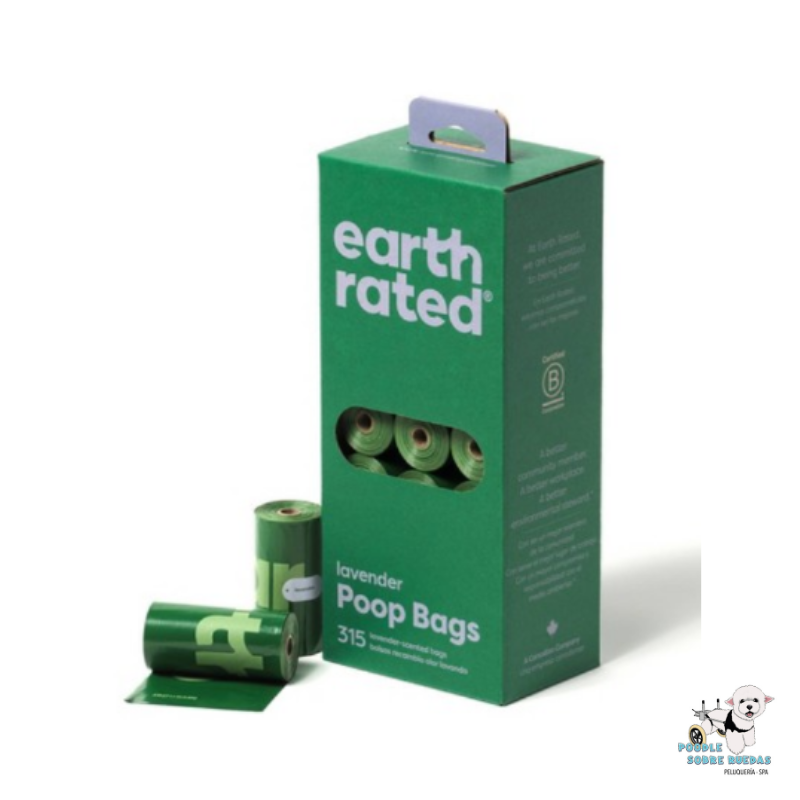 Bolsas Con Aroma A Lavanda Earth Rated Perro 315 Unid