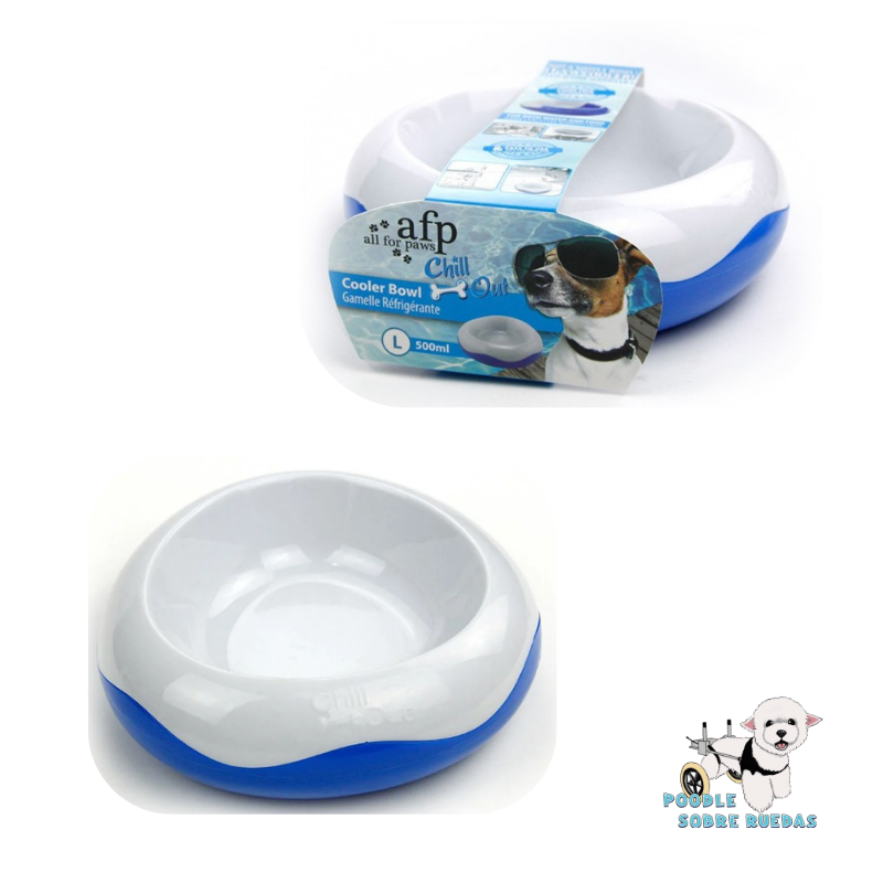 Cooler Bowl Talla L 500 Ml Afp All For Paws Perro 1 Unidad