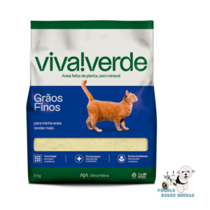 Arena Granos Finos Viva!Verde Gato 4 Kg