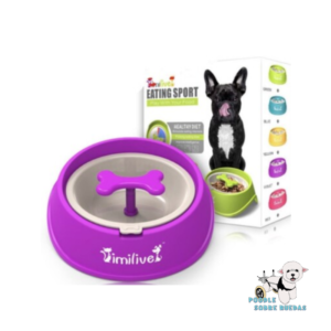Plato Interactivo Eating Sport / Slow Feeder Color Morado Yimiluve Perro 1 Unidad