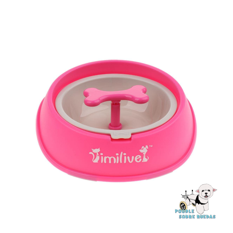 Plato Interactivo Eating Sport / Slow Feeder Color Rosado Yimiluve Perro 1 Unidad