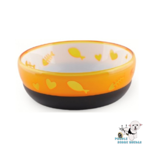 Cat Bowl Color Amarillo Afp All For Paws Gato 1 Unidad