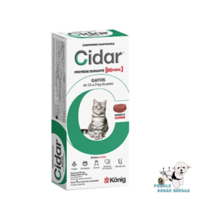 Cidar 1.5-3 Kg 60 Días König Gato 1 Tableta