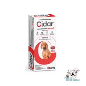 Cidar 25.1-50 Kg 60 Días König Perro 1 Tableta