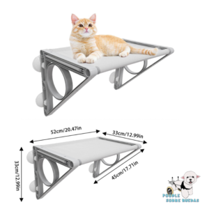 Hamaca Para Ventana Color Gris Exbert Gato 1 Unidad