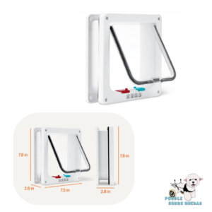 Puerta Ajustable De Plástico Perro 1 Unidad