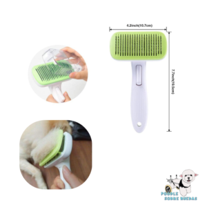 Cepillo Autolimpiable Verde Petsbelle Perro 1 Unidad