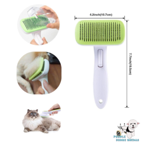 Cepillo Autolimpiable Verde Petsbelle Gato 1 Unidad
