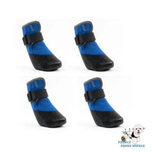 Botitas Upstream Color Azul Talla Xs Pawtech Perro Set 4 Unidades
